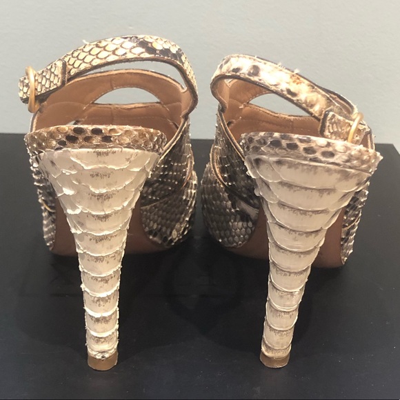 Gorgeous L’Autre Chose Python Sandals - Picture 4 of 5